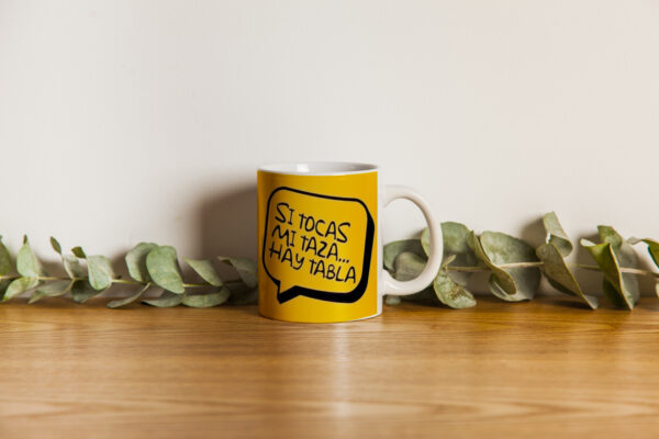 Taza - Los Simpsons "Si tocás mi taza, hay tabla" - Imagen 2